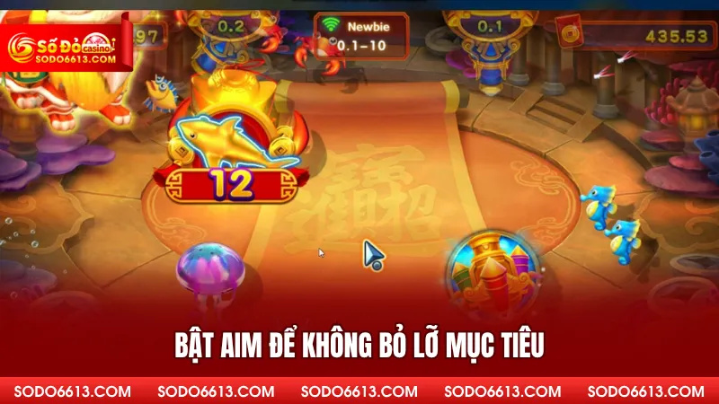 Bật Aim để không bỏ lỡ mục tiêu