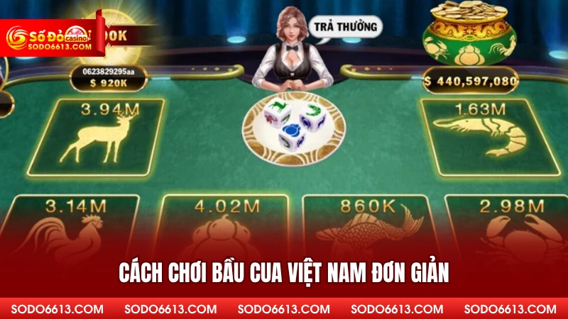 Cách chơi Bầu cua Việt Nam đơn giản