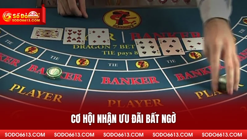 Cơ hội nhận ưu đãi bất ngờ