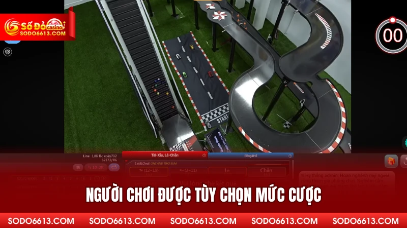 Người chơi được tùy chọn mức cược