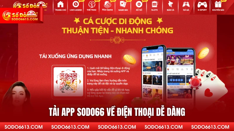 Tải app sodo66 về điện thoại dễ dàng